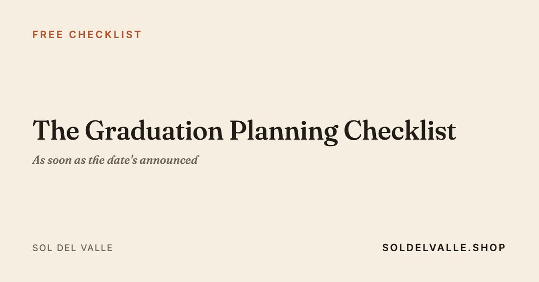 Checklist de graduación gratis