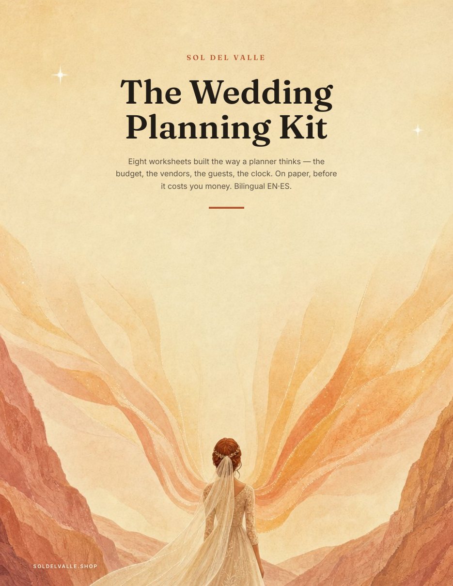 Kit de Planificación de Boda — portada